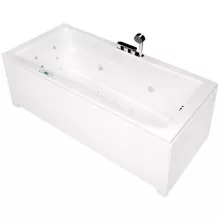   Wellis Huron E-Max 180 hidromasszázs kád Flipper csapteleppel, balos WK00200