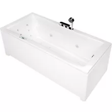   Wellis Huron E-Max 180 hidromasszázs kád csaptelep nélkül, balos WK00202