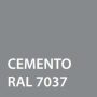 Zenon Angular Slate íves zuhanytálca 80x80 Cemento