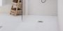 Zenon Smart Slate szögletes zuhanytálca 100x120 Nieve