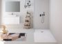 Zenon Smart Slate szögletes zuhanytálca 80x110 Cemento
