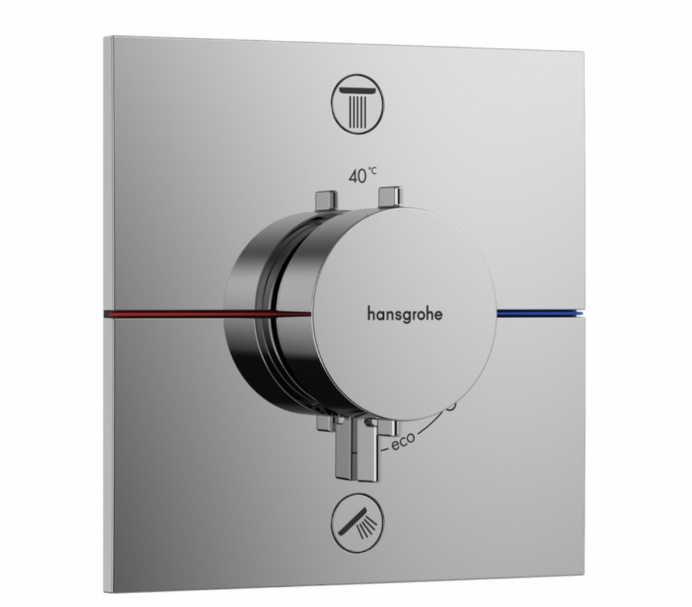 Hansgrohe ShowerSelect Comfort E 2 funkciós falsík alatti termosztát, króm 15572000