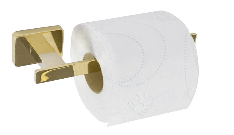 Tutumi Oste 04 falra szerelhető WC papír tartó, arany REA-80043
